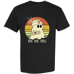 Boo Boo Crew Nurse Halloween Nurse For Women Garment-Dyed Heavyweight T-Shirt