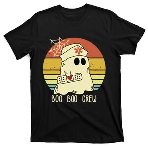 Boo Boo Crew Nurse Halloween Nurse For Women T-Shirt