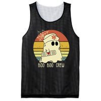 Boo Boo Crew Nurse Halloween Nurse For Women Mesh Reversible Basketball Jersey Tank