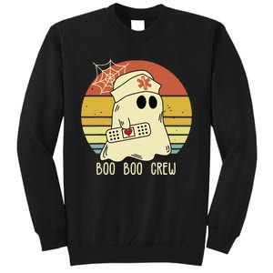 Boo Boo Crew Nurse Halloween Nurse For Women Tall Sweatshirt