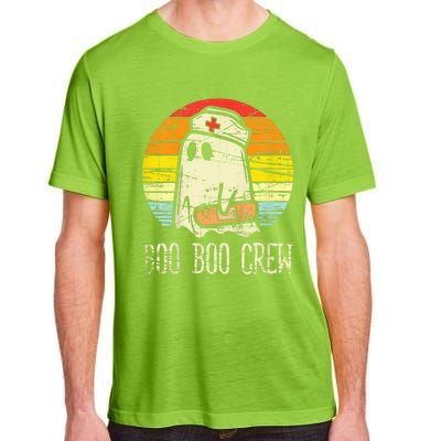 Boo Boo Crew Nurse Halloween Nurses Rn Ghost Adult ChromaSoft Performance T-Shirt