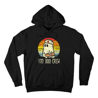 Boo Boo Crew Nurse Halloween Nurses Rn Ghost Hoodie