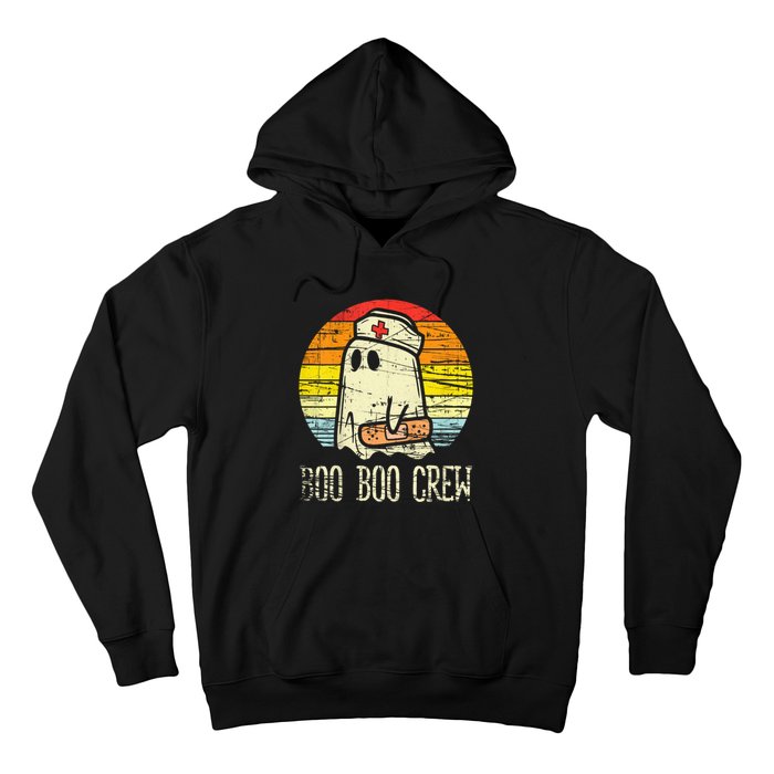 Boo Boo Crew Nurse Halloween Nurses Rn Ghost Hoodie