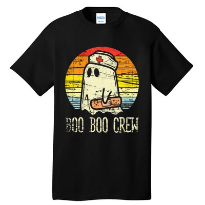 Boo Boo Crew Nurse Halloween Nurses Rn Ghost Tall T-Shirt