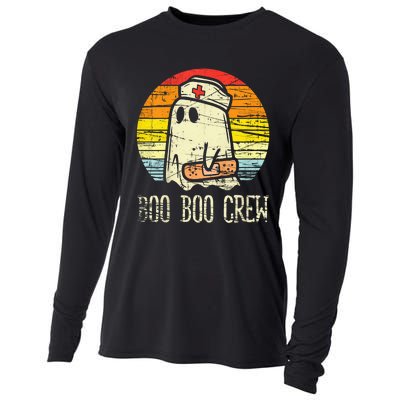 Boo Boo Crew Nurse Halloween Nurses Rn Ghost Cooling Performance Long Sleeve Crew