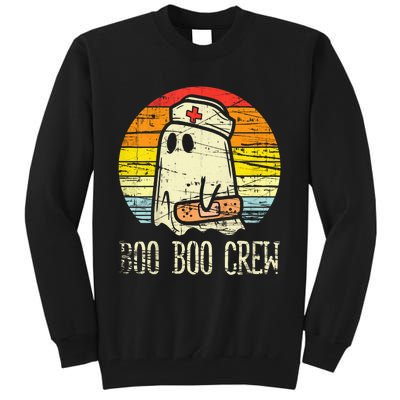 Boo Boo Crew Nurse Halloween Nurses Rn Ghost Tall Sweatshirt