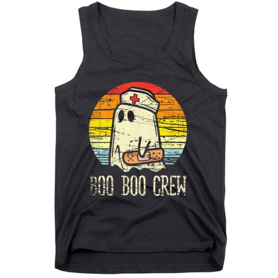 Boo Boo Crew Nurse Halloween Nurses Rn Ghost Tank Top