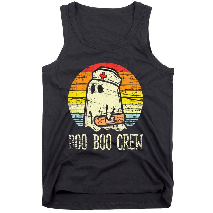 Boo Boo Crew Nurse Halloween Nurses Rn Ghost Tank Top