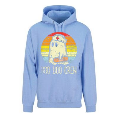 Boo Boo Crew Nurse Halloween Nurses Rn Ghost Unisex Surf Hoodie