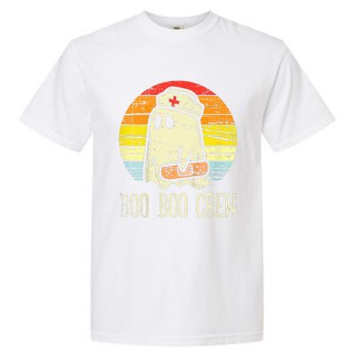 Boo Boo Crew Nurse Halloween Nurses Rn Ghost Garment-Dyed Heavyweight T-Shirt