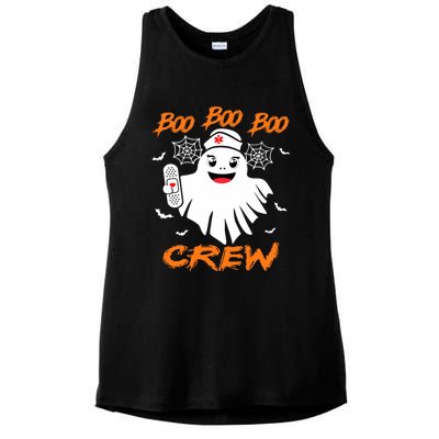 Boo Boo Crew Nurse Halloween Nurse For Women Ladies PosiCharge Tri-Blend Wicking Tank