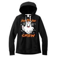 Boo Boo Crew Nurse Halloween Nurse For Women Women's Fleece Hoodie