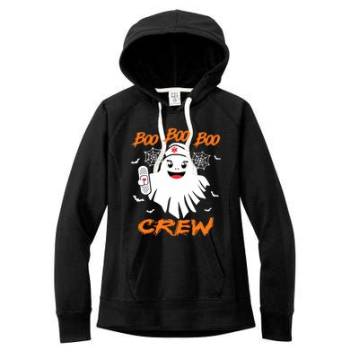 Boo Boo Crew Nurse Halloween Nurse For Women Women's Fleece Hoodie