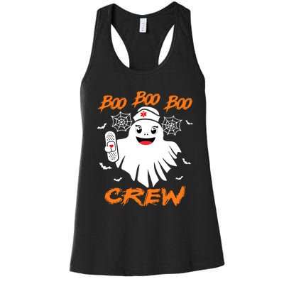 Boo Boo Crew Nurse Halloween Nurse For Women Women's Racerback Tank