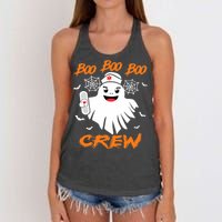 Boo Boo Crew Nurse Halloween Nurse For Women Women's Knotted Racerback Tank