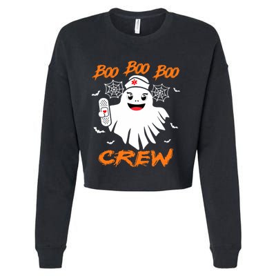 Boo Boo Crew Nurse Halloween Nurse For Women Cropped Pullover Crew