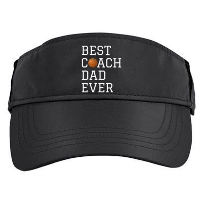 Best Basketball Coach Dad Ever Coaching Fathers Adult Drive Performance Visor