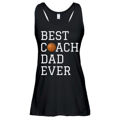 Best Basketball Coach Dad Ever Coaching Fathers Ladies Essential Flowy Tank