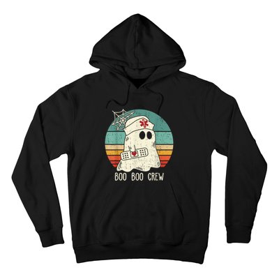 Boo Boo Crew Nurse Funny Ghost Halloween Costume Nurse Hoodie