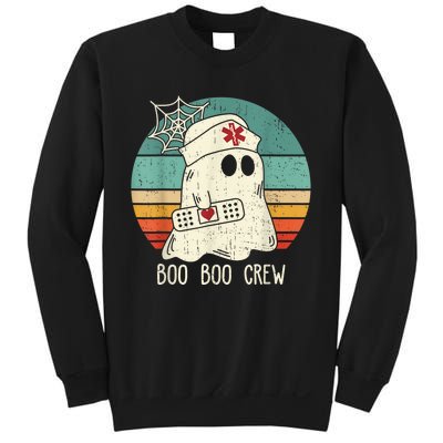 Boo Boo Crew Nurse Funny Ghost Halloween Costume Nurse Sweatshirt