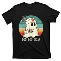 Boo Boo Crew Nurse Funny Ghost Halloween Costume Nurse T-Shirt