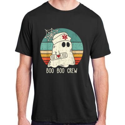 Boo Boo Crew Nurse Funny Ghost Halloween Costume Nurse Adult ChromaSoft Performance T-Shirt