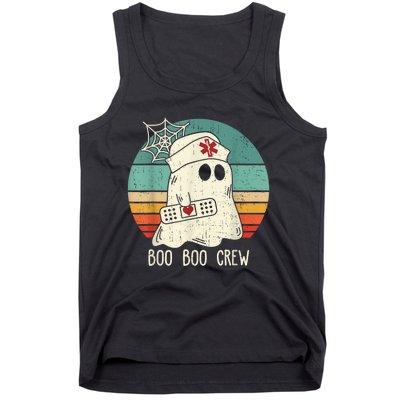 Boo Boo Crew Nurse Funny Ghost Halloween Costume Nurse Tank Top