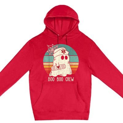 Boo Boo Crew Nurse Funny Ghost Halloween Costume Nurse Premium Pullover Hoodie