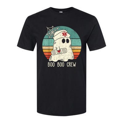 Boo Boo Crew Nurse Funny Ghost Halloween Costume Nurse Softstyle CVC T-Shirt