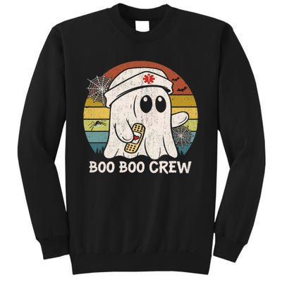 Boo Boo Crew Nurse Funny Ghost Women Halloween Nurse Sweatshirt