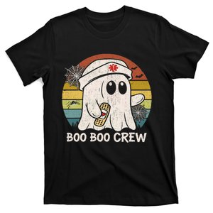 Boo Boo Crew Nurse Funny Ghost Women Halloween Nurse T-Shirt