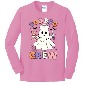 Boo Boo Crew Halloween Nurse Kids Long Sleeve Shirt