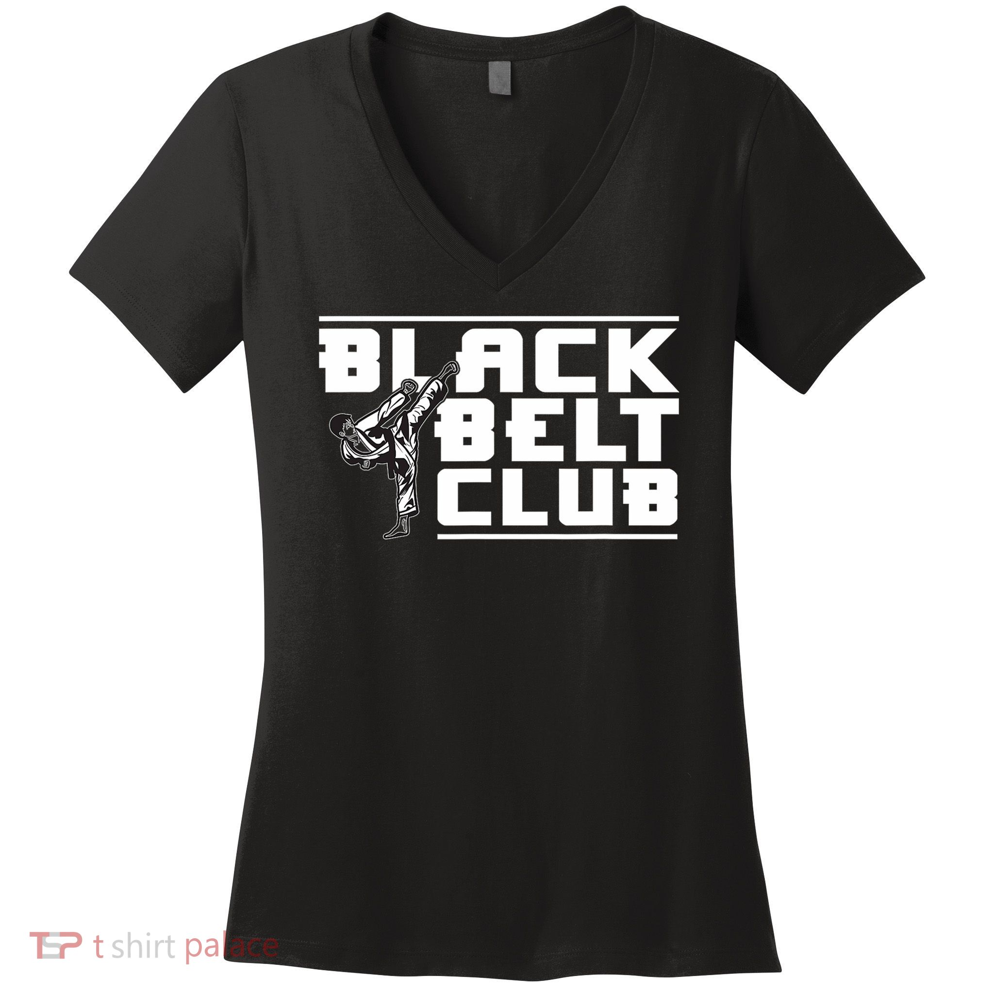 Black Belt Club Karate Black Belt Women's V-Neck T-Shirt