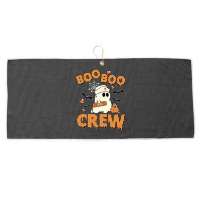 Boo Boo Crew Nurse Halloween Nurse For Women Large Microfiber Waffle Golf Towel