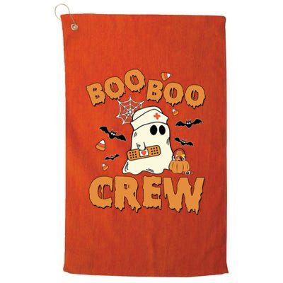 Boo Boo Crew Nurse Halloween Nurse For Women Platinum Collection Golf Towel