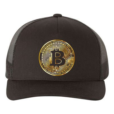 Bitcoin Btc Coin Crypto Trader Bitcoin Future Freedom Yupoong Adult 5-Panel Trucker Hat