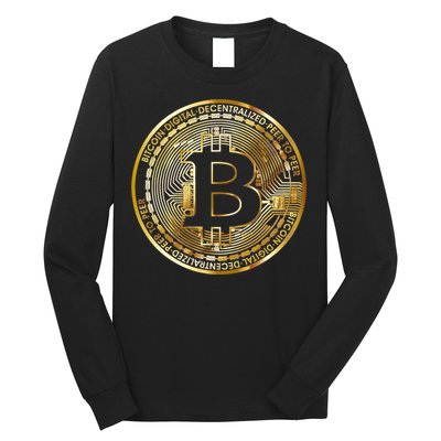 Bitcoin Btc Coin Crypto Trader Bitcoin Future Freedom Long Sleeve Shirt