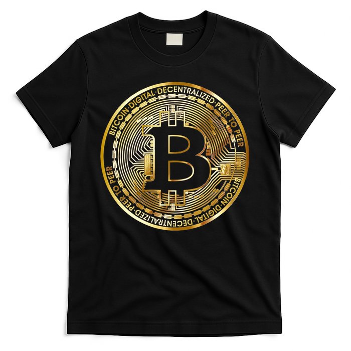 Bitcoin Btc Coin Crypto Trader Bitcoin Future Freedom T-Shirt