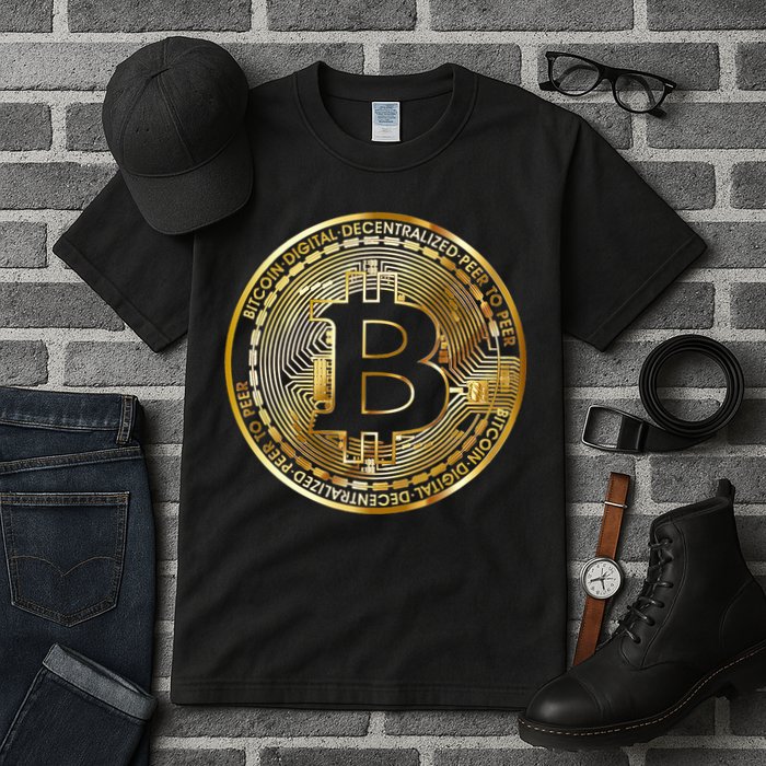 Bitcoin Btc Coin Crypto Trader Bitcoin Future Freedom Tall T-Shirt