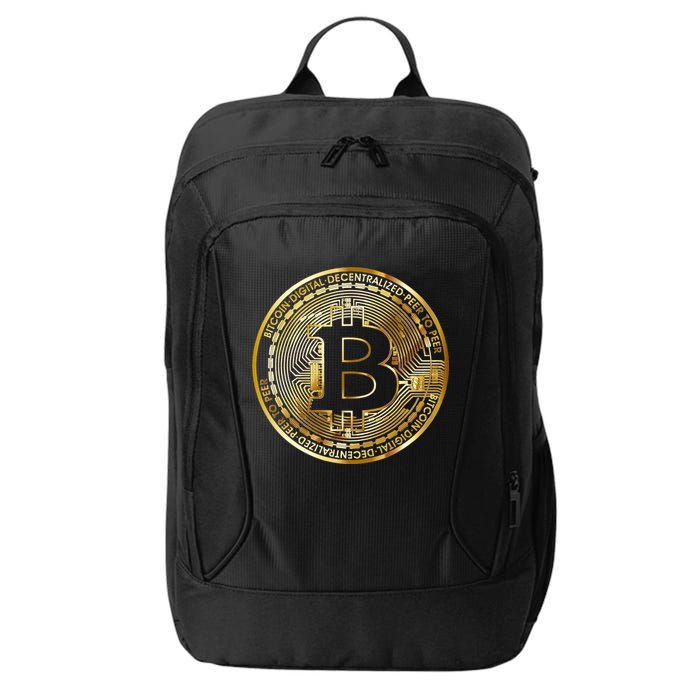 Bitcoin Btc Coin Crypto Trader Bitcoin Future Freedom City Backpack