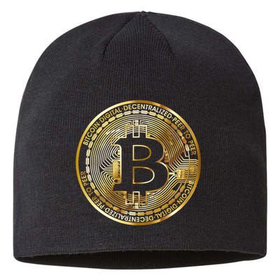 Bitcoin Btc Coin Crypto Trader Bitcoin Future Freedom Sustainable Beanie