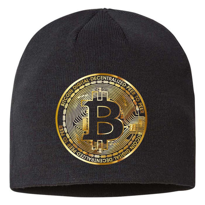 Bitcoin Btc Coin Crypto Trader Bitcoin Future Freedom Sustainable Beanie