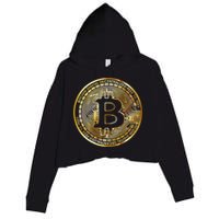 Bitcoin Btc Coin Crypto Trader Bitcoin Future Freedom Crop Fleece Hoodie