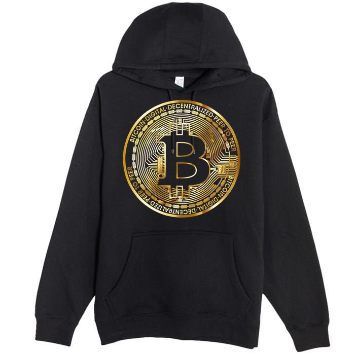 Bitcoin Btc Coin Crypto Trader Bitcoin Future Freedom Premium Pullover Hoodie