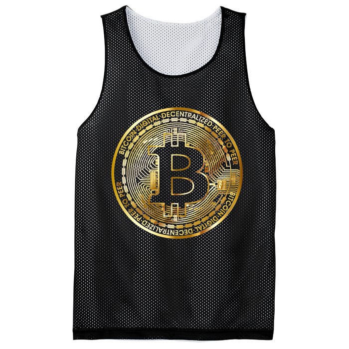 Bitcoin Btc Coin Crypto Trader Bitcoin Future Freedom Mesh Reversible Basketball Jersey Tank