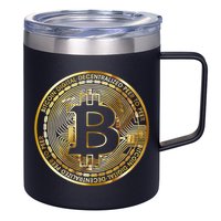 Bitcoin Btc Coin Crypto Trader Bitcoin Future Freedom 12oz Stainless Steel Coffee Mug