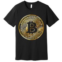 Bitcoin Btc Coin Crypto Trader Bitcoin Future Freedom Premium T-Shirt