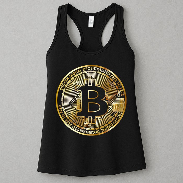 Bitcoin Btc Coin Crypto Trader Bitcoin Future Freedom Womens Tank Top