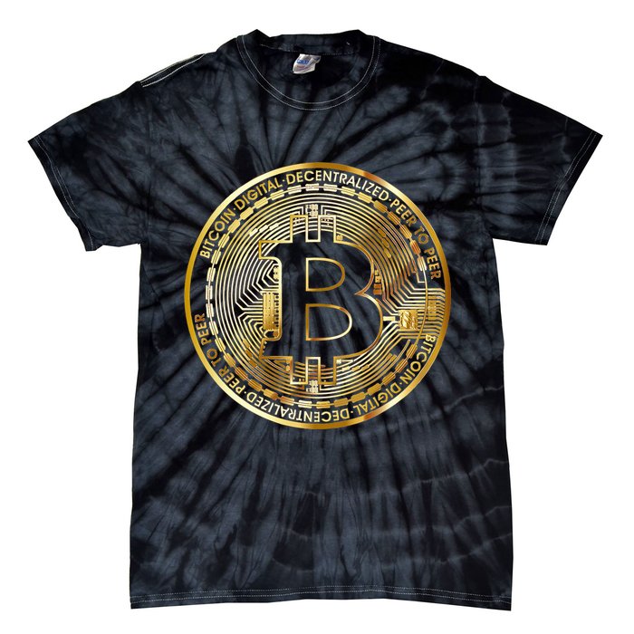 Bitcoin Btc Coin Crypto Trader Bitcoin Future Freedom Tie-Dye T-Shirt
