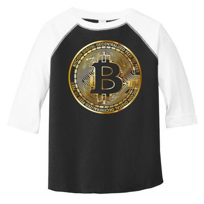 Bitcoin Btc Coin Crypto Trader Bitcoin Future Freedom Toddler Fine Jersey T-Shirt